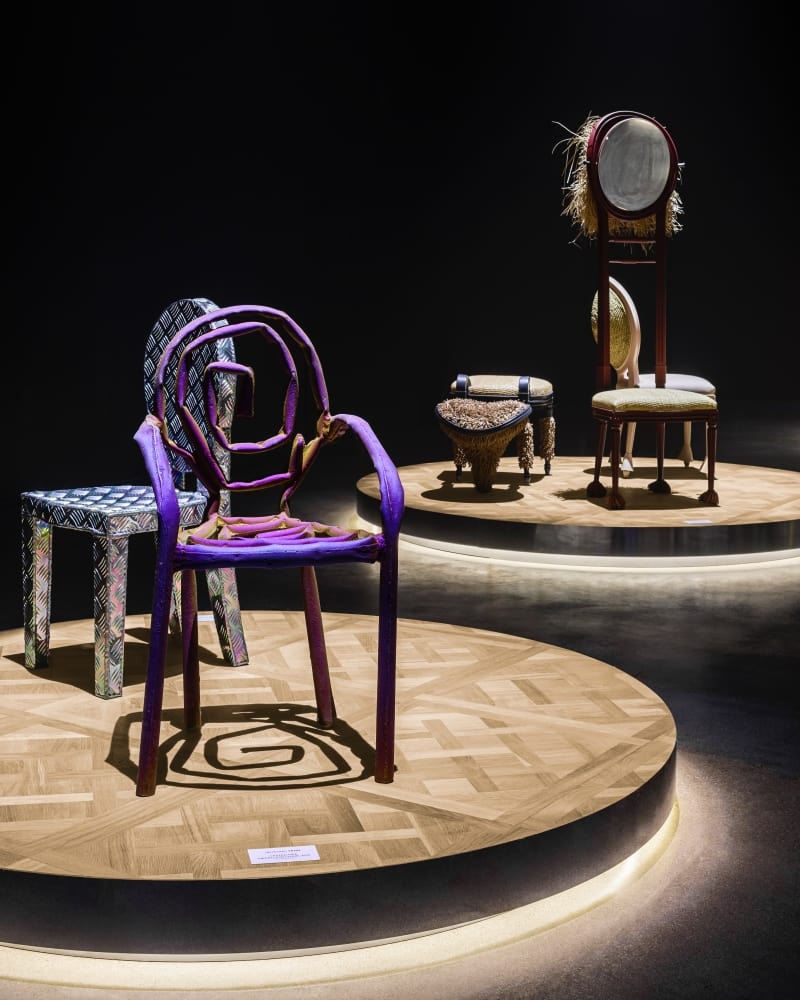Inside 'The Dior Medallion Chair' Exhibit at Design Miami Metro.Style